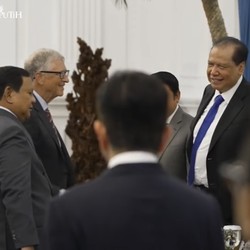 CT, Haji Isam Sampai Prajogo Temani Prabowo Temui Bill Gates