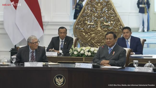 Prabowo: Sejak Tahun 2009, Bill Gates Hibahkan US$ 159 Juta kepada RI