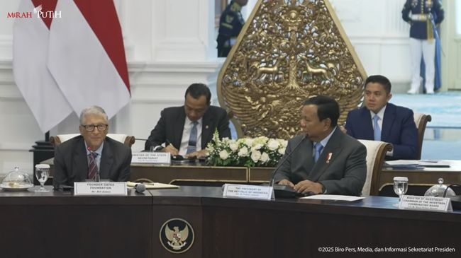 Prabowo Beri Bill Gates Penghargaan Bintang Tertinggi September 2025