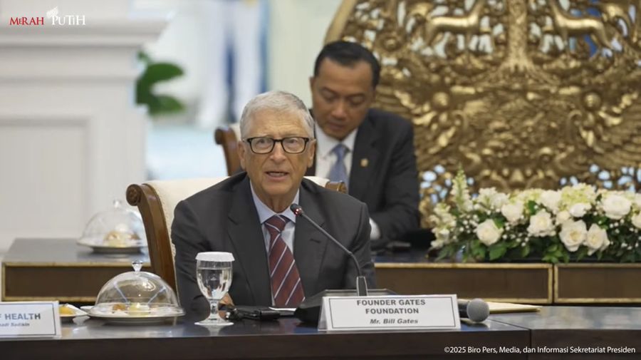 Pertemuan Presiden Prabowo dengan Bill Gates dan Filantropis Indonesia, Rabu (7/5/2025). (Tangkapan Layar Youtube Sekretariat Presiden)