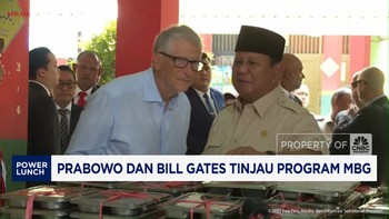 Video: Momen Prabowo Ajak Bill Gates Tinjau Program Makan Gratis