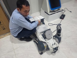 Keren! ITS Kembangkan Robot Anjing Patroli dengan AI dan Sensor Canggih