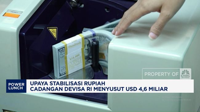 Video: Demi Stabilkan Rupiah, Cadangan Devisa RI Susut USD 4,6 Miliar