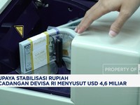 Video: Demi Stabilkan Rupiah, Cadangan Devisa RI Susut USD 4,6 Miliar
