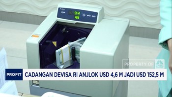 Video: Cadangan Devisa RI Anjlok USD4,6 M Jadi USD152,5 Miliar