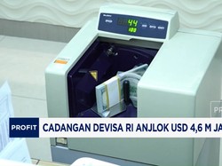 Video: Cadangan Devisa RI Anjlok USD4,6 M Jadi USD152,5 Miliar