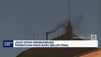 Video: Asap Hitam Membumbung di Vatikan, Paus Baru Belum Terpilih