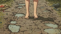 Lansia Sakit di Sukabumi Ditandu Pakai Sarung gegara Jalan Rusak