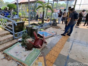 Kerusuhan di Lapas Narkoba Musi Rawas Sumsel, Kaca-Sejumlah Fasilitas Rusak