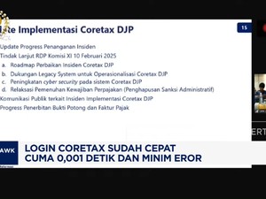 Video: Sempat Bermasalah, Login Coretax Sudah Cepat Cuma 0,001 Detik