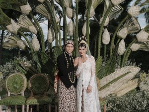 Kisah di Balik Dekorasi Anyaman Luna Maya-Maxime Bouttier yang Bikin Terpukau