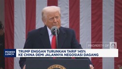 Video: Trump Enggan Turunkan Tarif 145% ke China Demi Negosiasi Dagang
