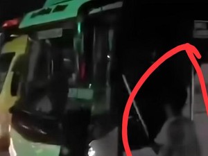 Viral Aksi Perusakan Bus di Jalan Raya Serang, Polisi Selidiki