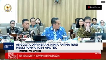Video: DPR Heran, Kimia Farma Rugi Meski Punya 1.054 Apotek