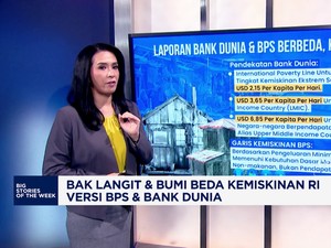 Video: Bak Langit & Bumi Beda Kemiskinan RI Versi BPS & Bank Dunia