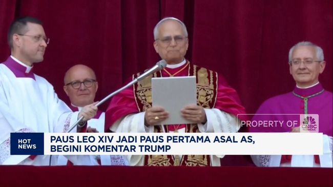Video: Paus Leo XIV Jadi Paus Pertama Asal AS-Harga Emas Bikin Cemas