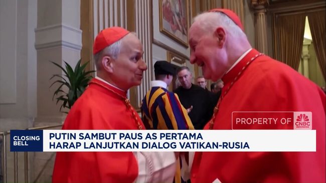 Video: Putin Berharap Paus AS Pertama Lanjutkan Dialog Vatikan-Rusia