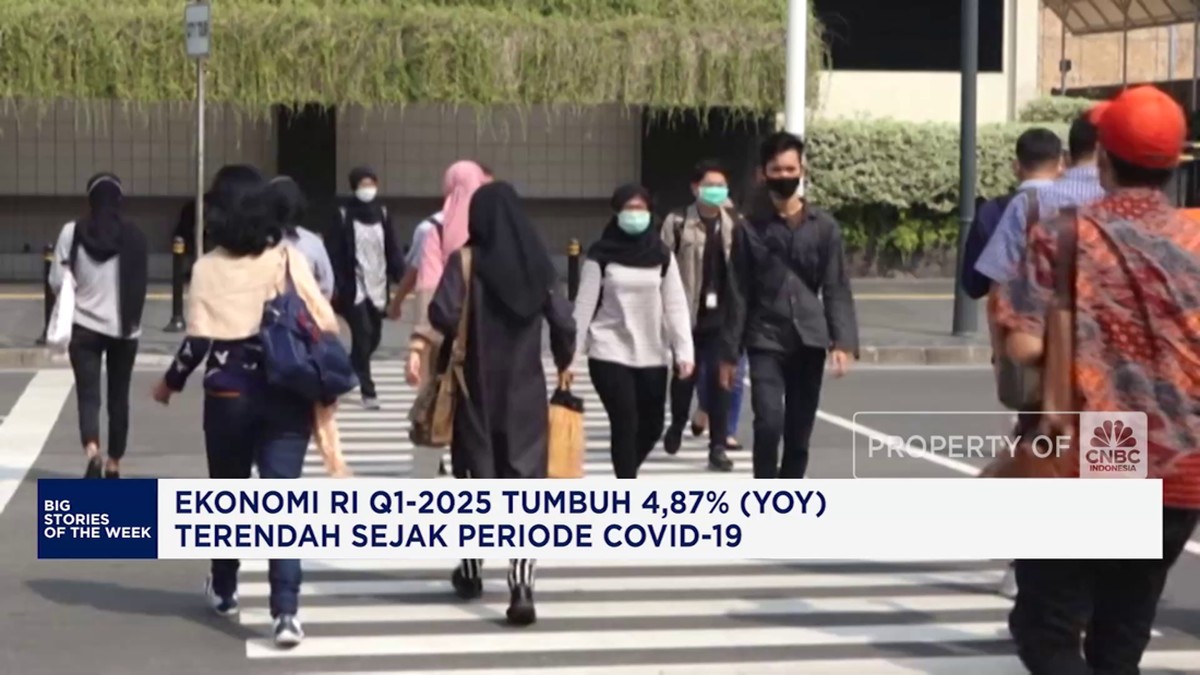 Ekonomi Indonesia Q1-2025 Alami Perlambatan: Tumbuh 4,87% (YoY) - Terendah Sejak Pandemi Covid-19!