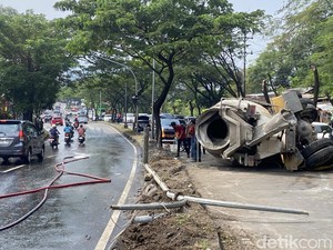 Cerita Sopir Truk Molen Terguling di Silayur: Saya Teriak Minggir!