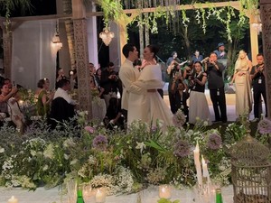 Pesta Belum Usai! Luna Maya-Maxime Makin Buat Baper di Resepsi Kedua