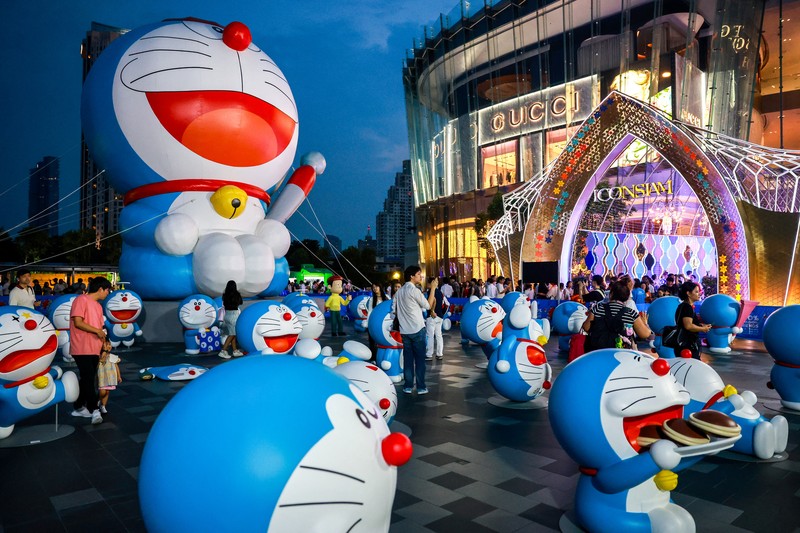 Pameran tur '100% DORAEMON & FRIENDS' di Bangkok, Thailand. (REUTERS/Athit Perawongmetha) Pameran tur '100% DORAEMON & FRIENDS' di Bangkok, Thailand. (REUTERS/Athit Perawongmetha)