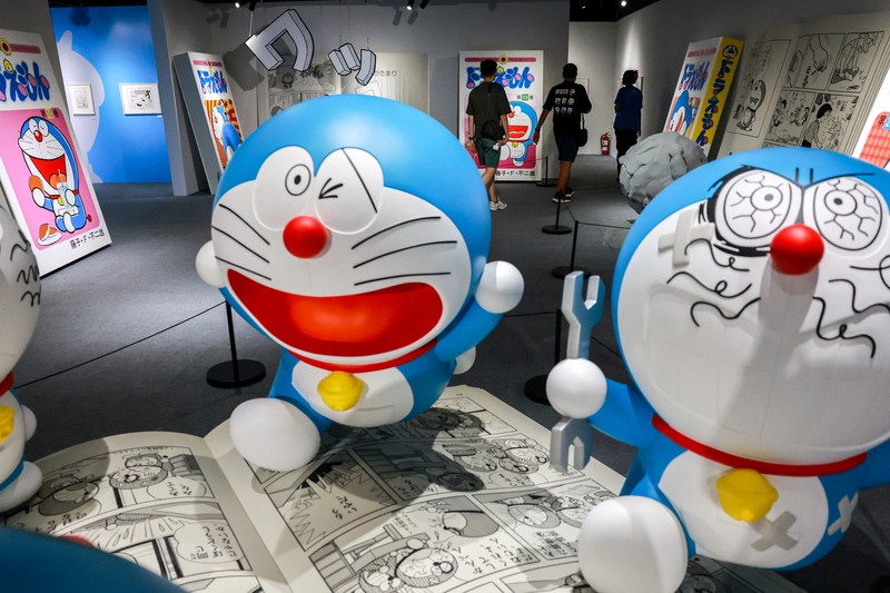 Pameran tur '100% DORAEMON & FRIENDS' di Bangkok, Thailand. (REUTERS/Athit Perawongmetha) Pameran tur '100% DORAEMON & FRIENDS' di Bangkok, Thailand. (REUTERS/Athit Perawongmetha)