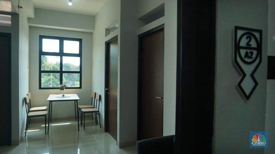 Pemerintah Provinsi DKI Jakarta resmi membuka Rumah Susun (Rusun) Jagakarsa dengan harga sewa unit mulai dari Rp865.000 per bulan. (CNBC Indonesia/Muhammad Sabki) Pemerintah Provinsi DKI Jakarta resmi membuka Rumah Susun (Rusun) Jagakarsa dengan harga sewa unit mulai dari Rp865.000 per bulan. (CNBC Indonesia/Muhammad Sabki)