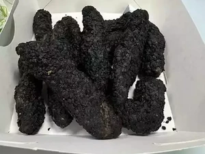 Nyeleneh! Menu Babi Goreng yang Tampilannya Mirip Feses