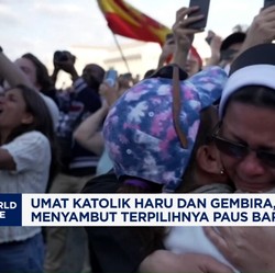 Video: Umat Katolik Haru dan Gembira, Sambut Paus Baru