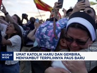 Video: Umat Katolik Haru dan Gembira, Sambut Paus Baru
