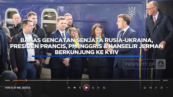Video: Bahas Gencatan Senjata, Presiden Macron-PM Inggris Tiba di Kyiv