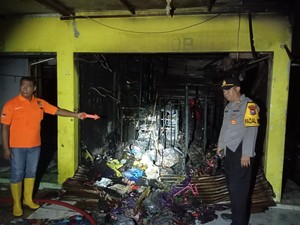 Kerugian Kebakaran Pasar Mojoduwur Jombang Ditaksir Rp 200 Juta