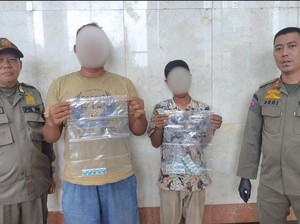 Satpol PP Jakbar Tangkap 2 Penjual Obat Keras Ilegal di Palmerah