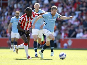 Southampton Vs Man City: The Citizens Frustrasi