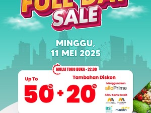 Besok Transmart Full Day Sale Datang Lagi! Nikmati Diskon Melimpah 50% + 20%