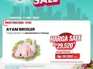 Daging Ayam Rp 29.500 di Transmart Full Day Sale