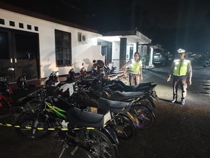 Polres Purbalingga Tilang 23 Motor Balap Liar Saat Patroli Premanisme
