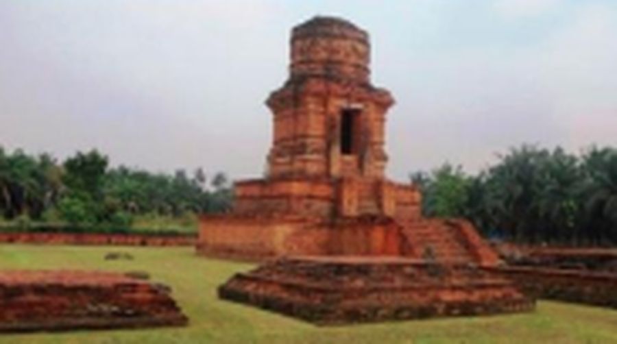 Candi peninggalan kerajaan Sriwijaya. (Dok. unsri.ac.id)