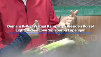 VIdeo: Demam K-Pop Warnai Kampanye Presiden Korsel