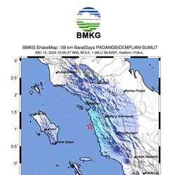 Mandailing Natal Diguncang Gempa M 5,3, BMKG Imbau Masyarakat Tenang
