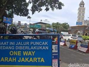 Arus Balik Wisatawan Puncak Bogor, Polisi Berlakukan One Way Arah Jakarta