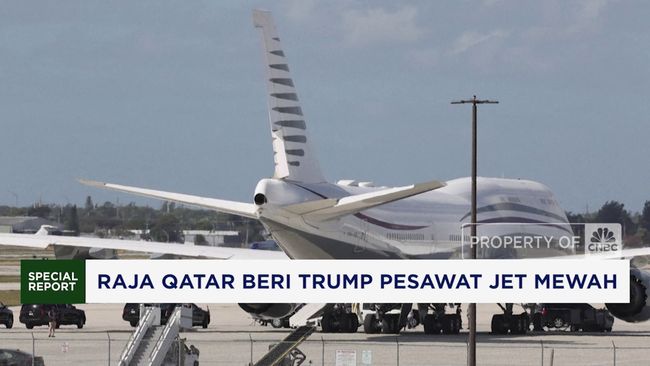 Video: Raja Qatar Beri Trump Pesawat Jet Mewah