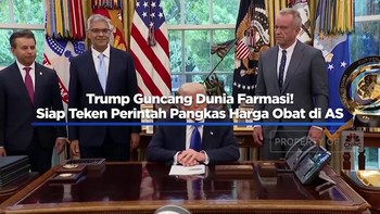Trump Guncang Dunia Farmasi! Siap Teken Perintah Pangkas Harga Obat