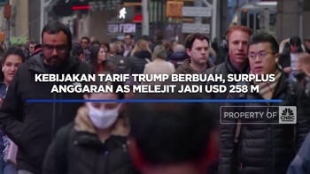 Kebijakan Tarif Trump Berbuah, Surplus Anggaran AS Jadi USD 258 M