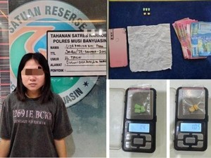 2 Pengedar Narkoba di Muba Ditangkap, Satu di Antaranya Wanita