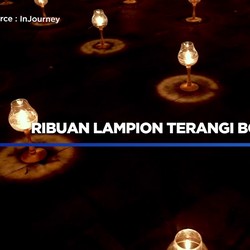 Video: Ribuan Lampion Terangi Borobudur