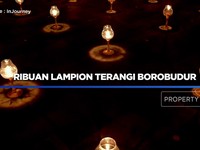 Video: Ribuan Lampion Terangi Borobudur