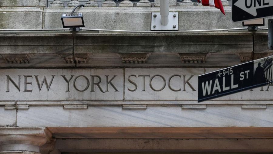 FILE PHOTO: A view shows the New York Stock Exchange (NYSE) Wall Street entrance in New York City, U.S., April 7, 2025. REUTERS/Kylie Cooper/File Photo