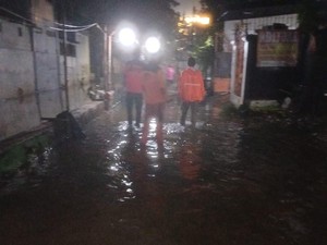 Serpong Utara Tangsel Sempat Banjir 130 Cm, Air Sudah Surut