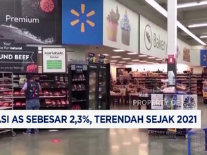 Video: Inflasi AS Sebesar 2,3%, Terendah Sejak 2021